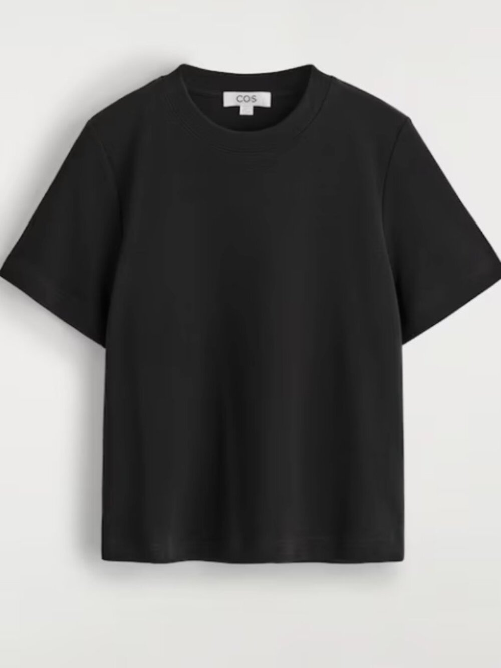 COS Clean Cut Black T-Shirt - Size Small - Worn Once